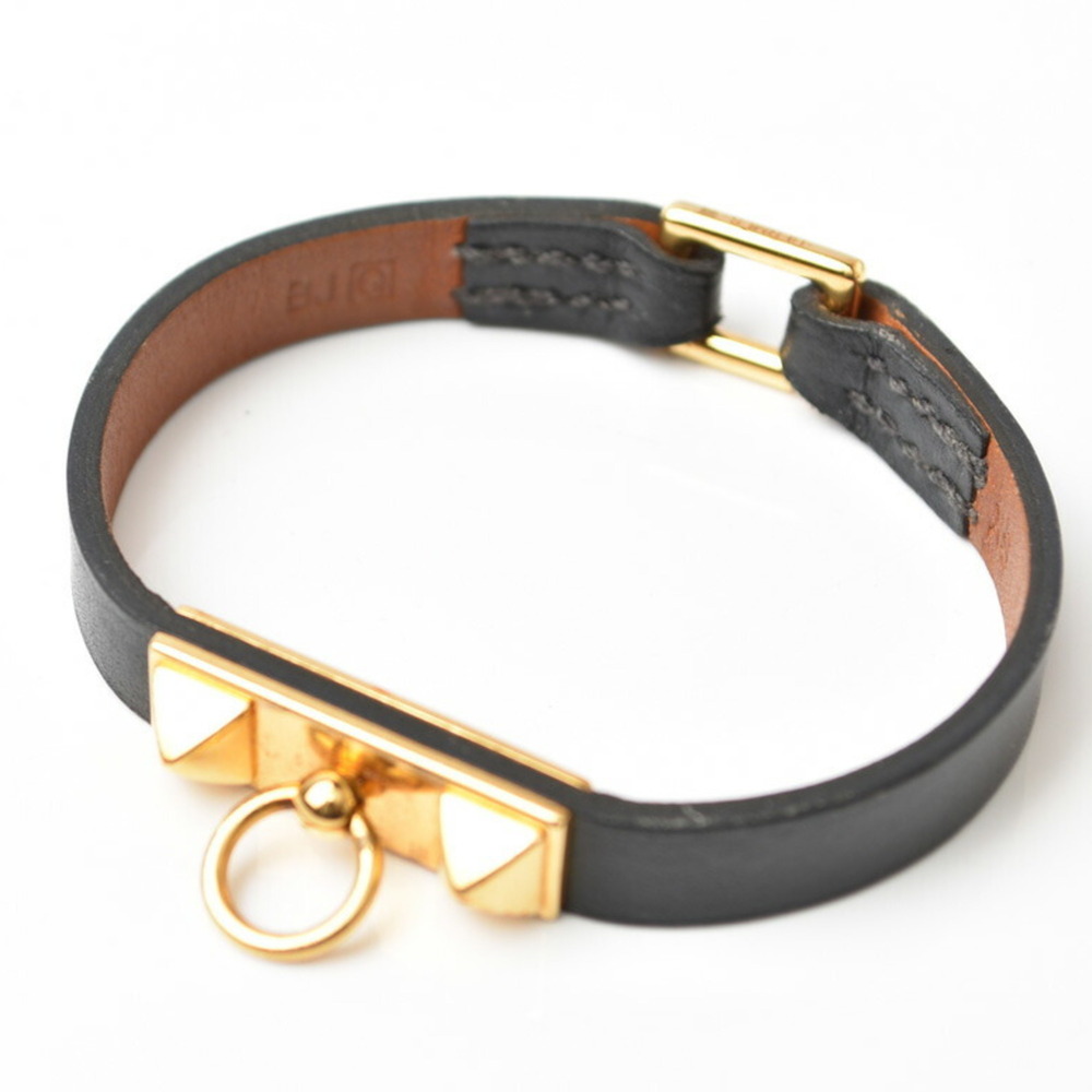 HERMES Black Bracelet